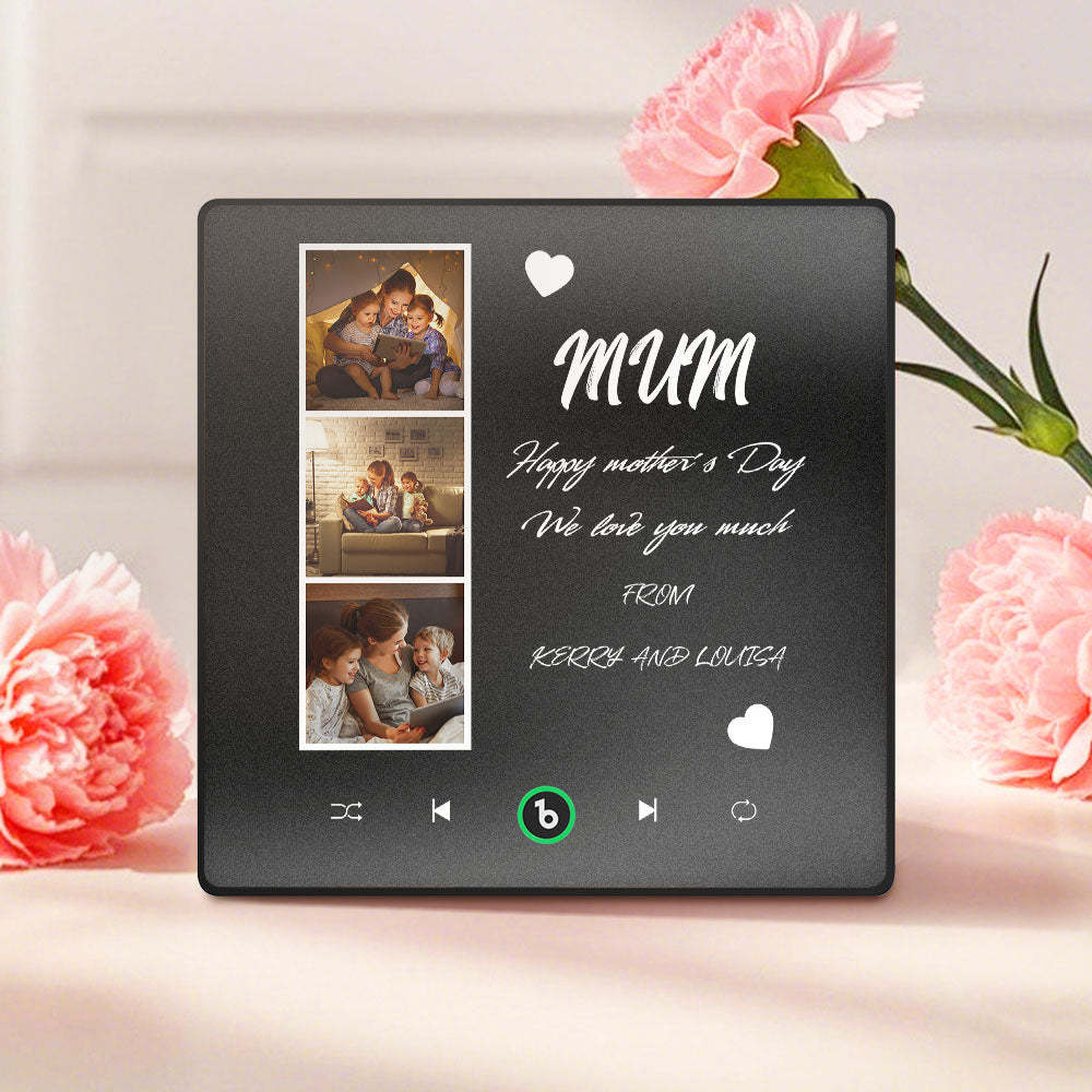 Custom Music Fridge Magnets Personalized Magnets That Plays Music Mother's Day Gifts - Fridgebeatsau