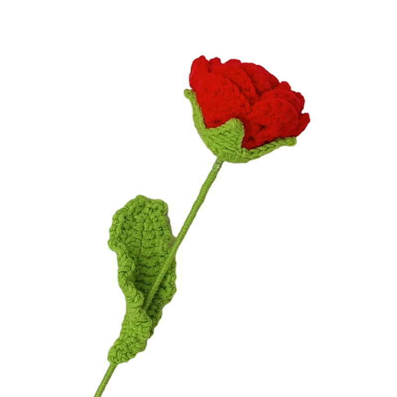 FREE GIFT - Roses Crochet Flower Handmade Knitted Flower Gift for Lover