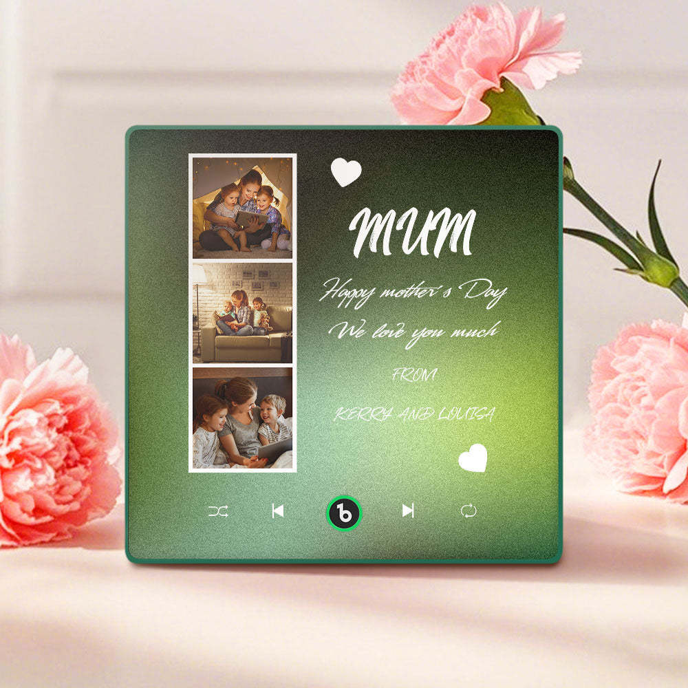 Custom Music Fridge Magnets Personalized Magnets That Plays Music Mother's Day Gifts - Fridgebeatsau