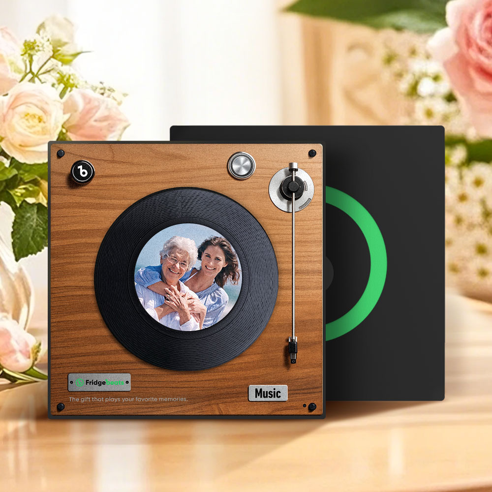 Upgraded Personalized Music Fridge Magnet That Play Songs Record Supports 1-6 Songs Gifts for Mum - Fridgebeatsau