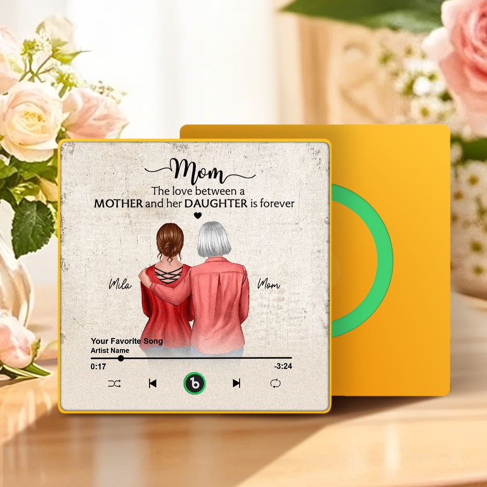 Custom Music Fridge Magnets Mother's Day Music Wall Photo Sticker That Plays Music Without Cell Phone Multiple Styles - Fridgebeatsau