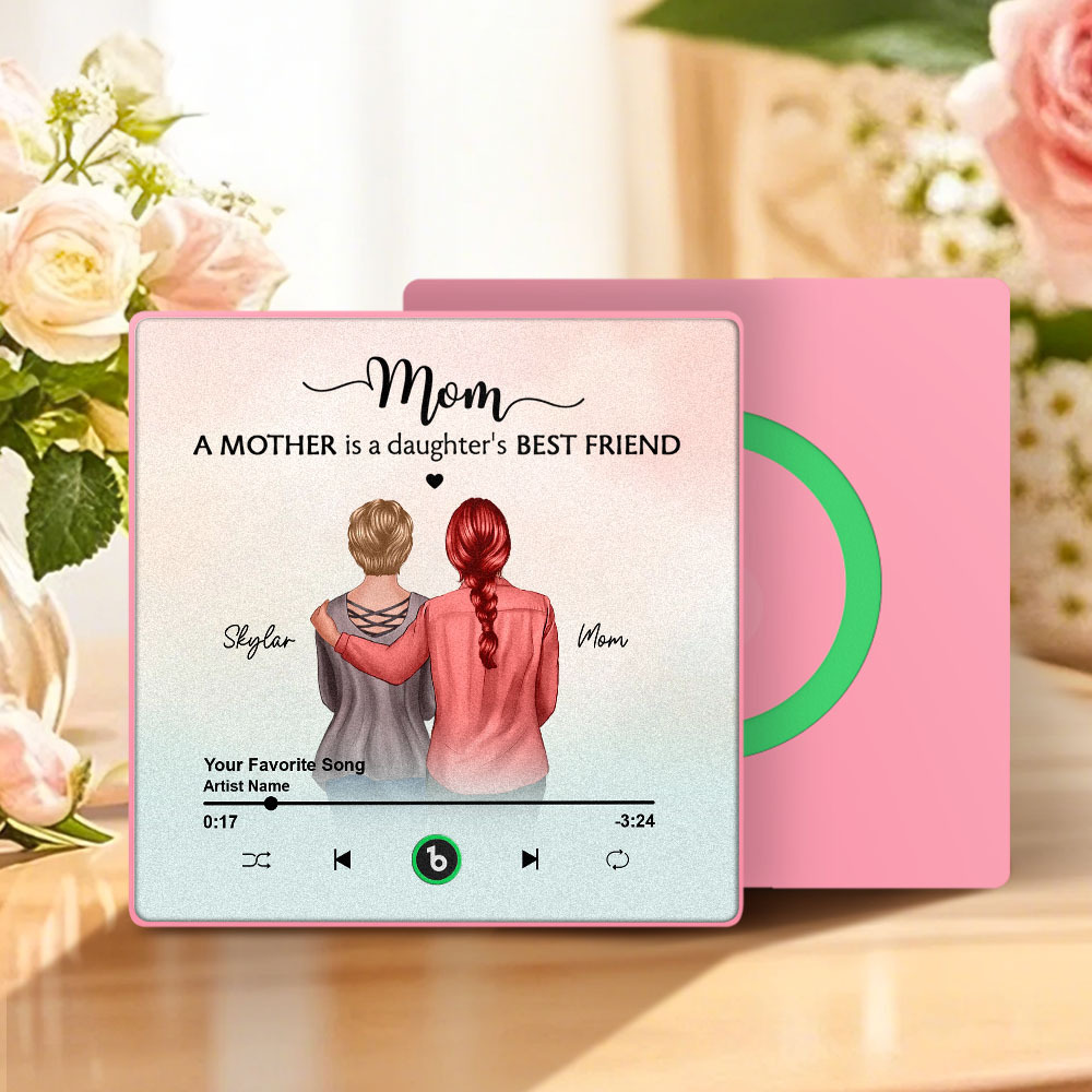 Custom Music Fridge Magnets Mother's Day Music Wall Photo Sticker That Plays Music Without Cell Phone Multiple Styles - Fridgebeatsau