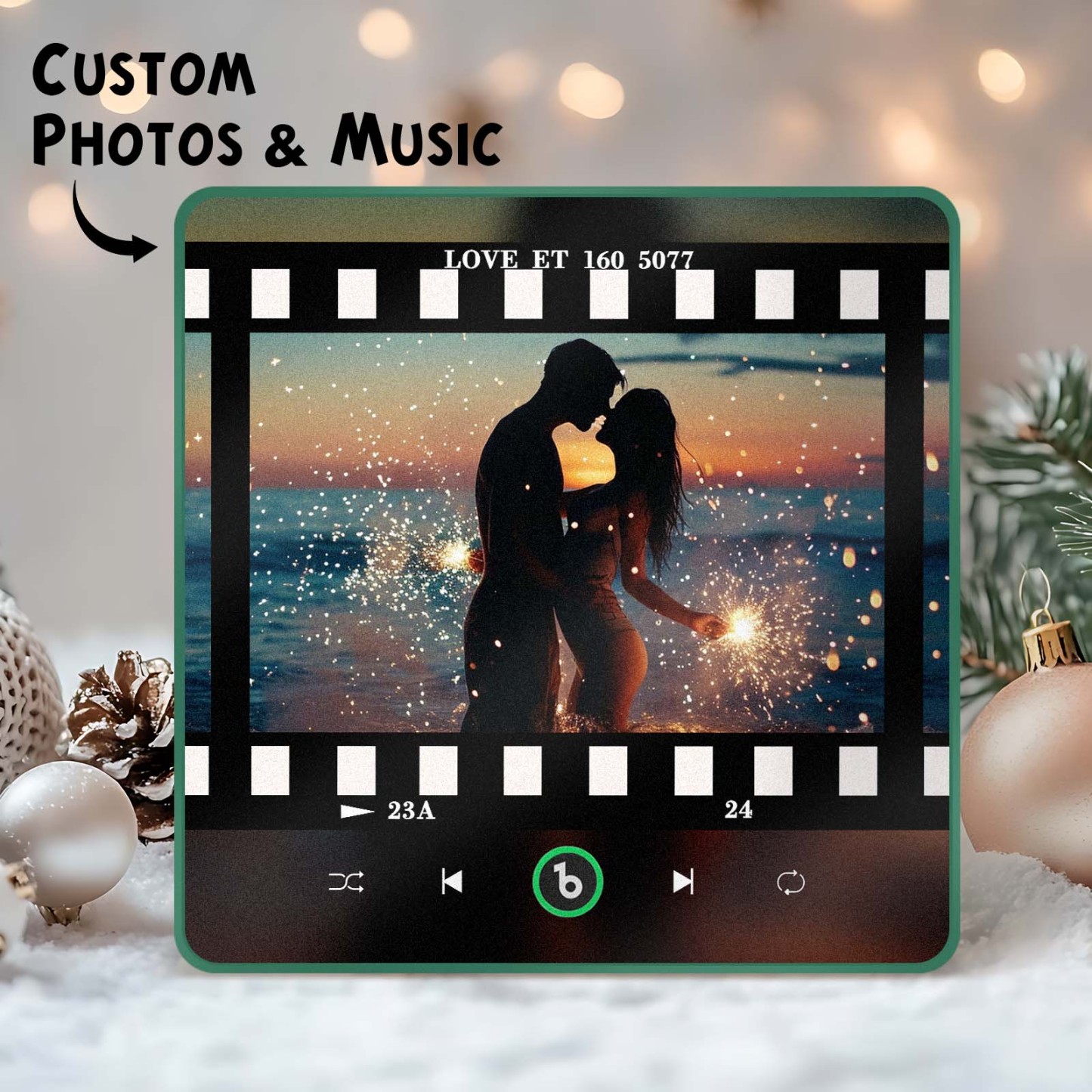 Custom Music Fridge Magnets Slide Viewer Style Custom Music Picture And Lettering For Her - Fridgebeatsau