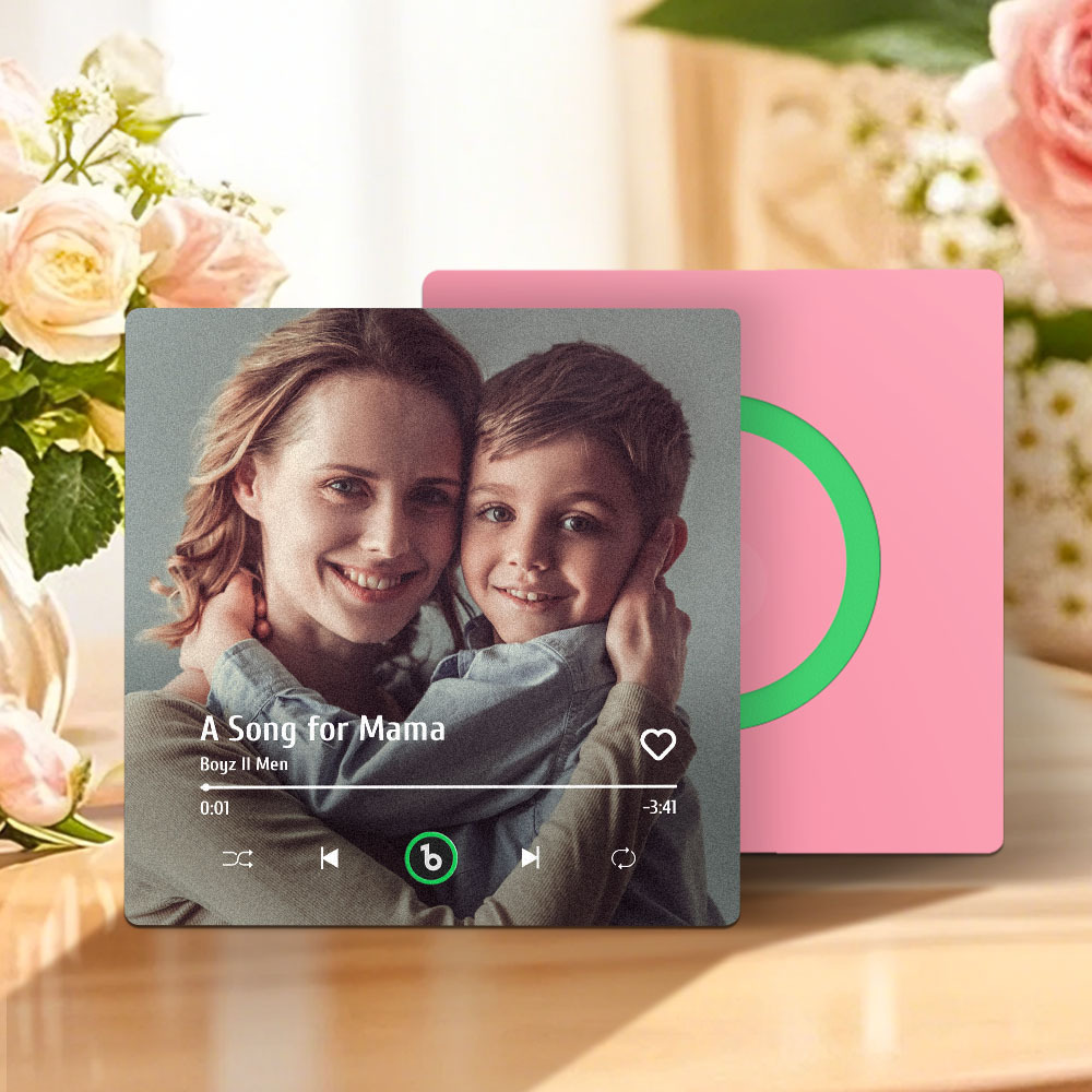 Custom Music And Photo Fridge Magnet That Plays Music Mother's Day Gifts - Fridgebeatsau