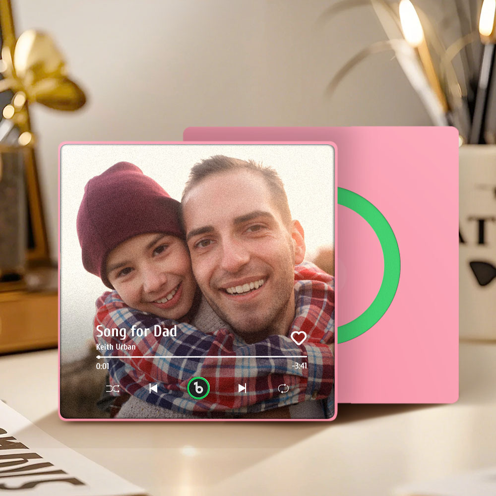 Custom Music And Photo Fridge Magnet FridgeBeats Pro Supports Bluetooth Connectivity Gift for Father - Fridgebeatsau