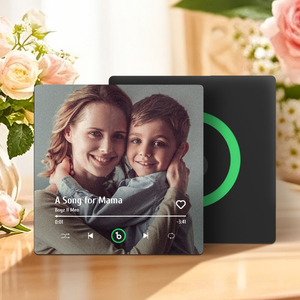 Custom Music And Photo Fridge Magnet That Plays Music Mother's Day Gifts - Fridgebeatsau