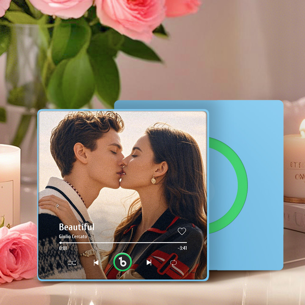 Custom Music And Photo Fridge Magnet FridgeBeats Pro Supports Bluetooth Connectivity