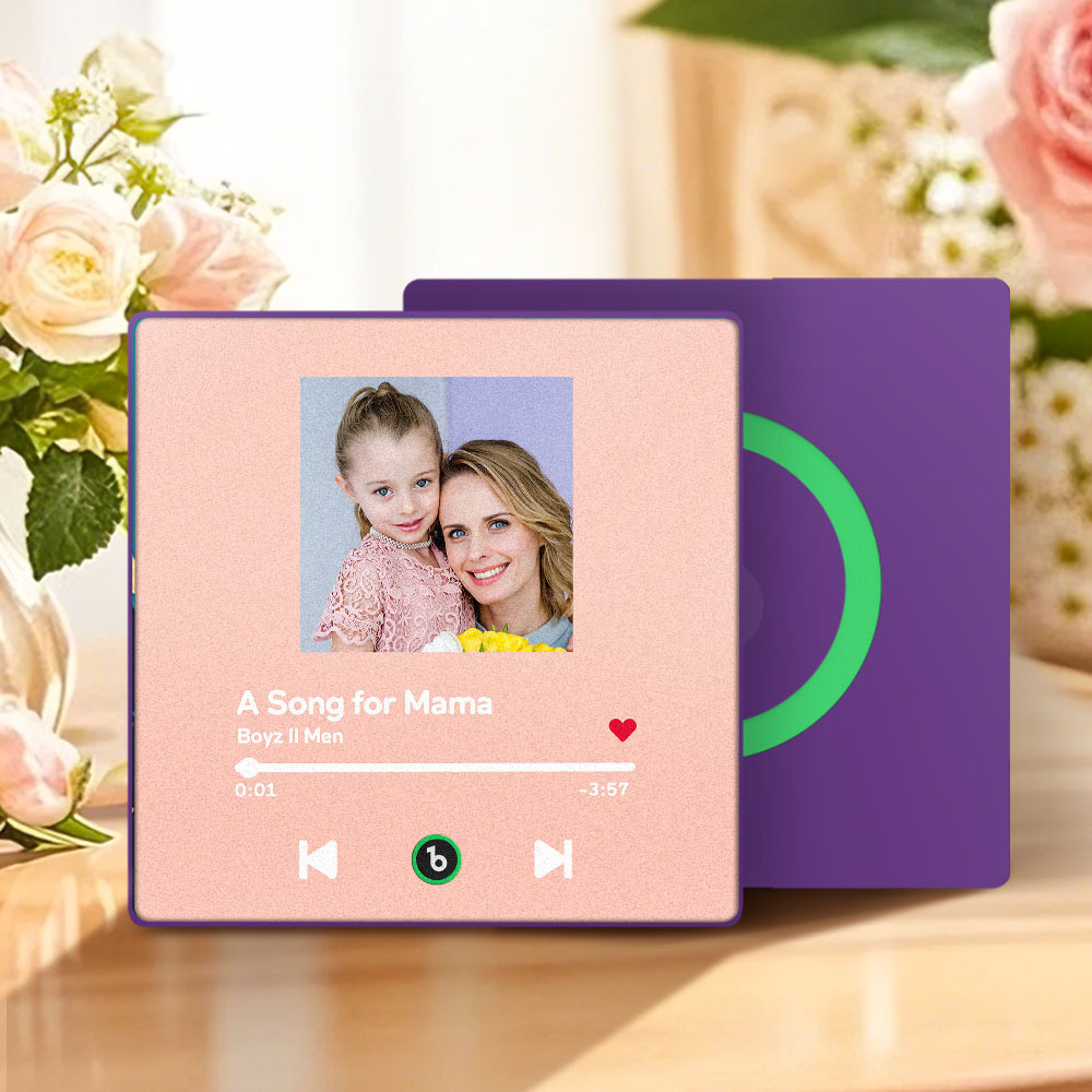 Custom Music & Photo Fridge Magnet Supports Bluetooth Connectivity Mother's Day Gifts - Fridgebeatsau
