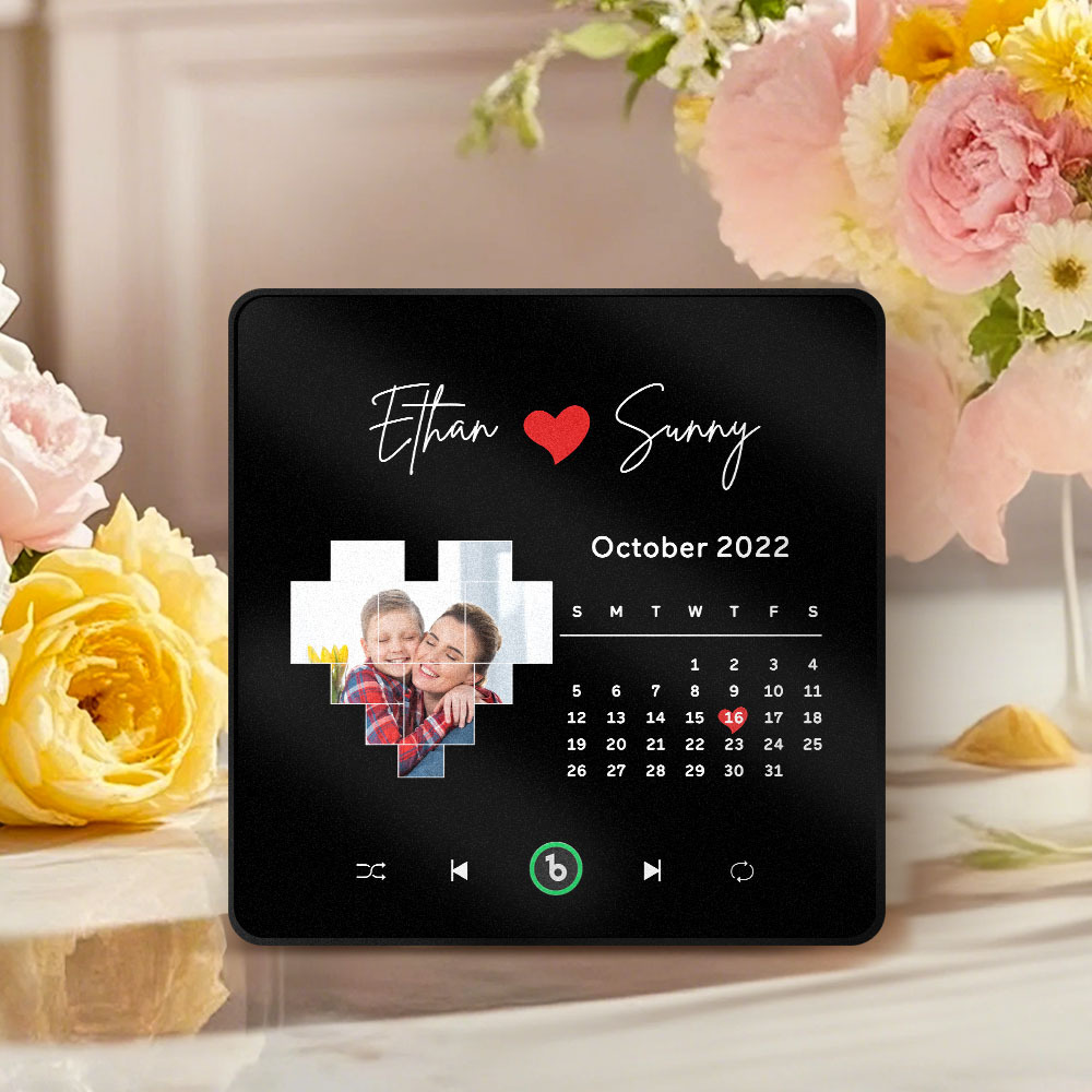 Custom Musical Fridge Magnets with Date Mother's Day Gifts Anniversary Gifts for Mum - Fridgebeatsau