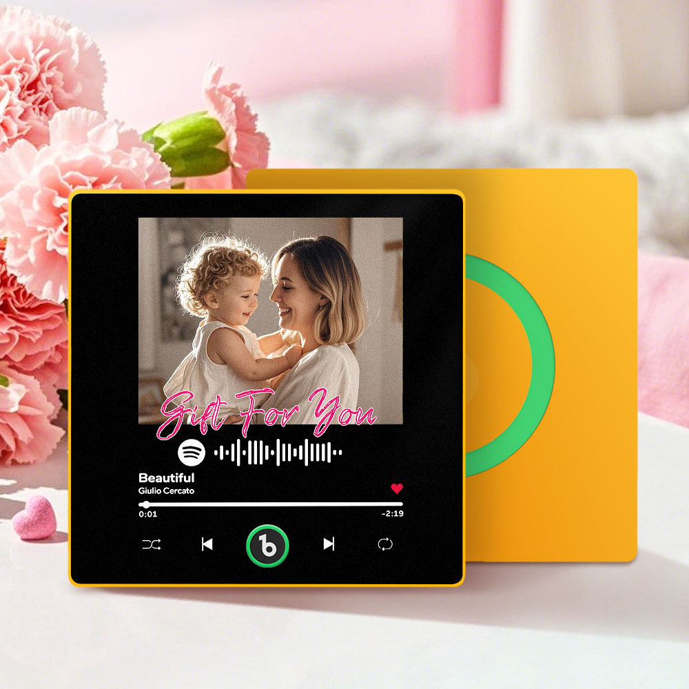 Personalised Musical Fridge Magnet with Scannable Music Code Mother's Day Gifts - Fridgebeatsau