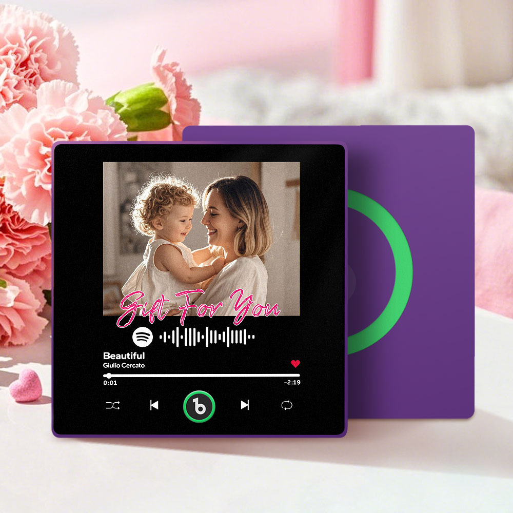 Personalised Musical Fridge Magnet with Scannable Music Code Mother's Day Gifts - Fridgebeatsau