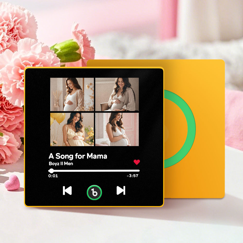 Personalised Music Fridge Magnet with 4 Photos FridgeBeats Mother's Day Gifts for Mum - Fridgebeatsau