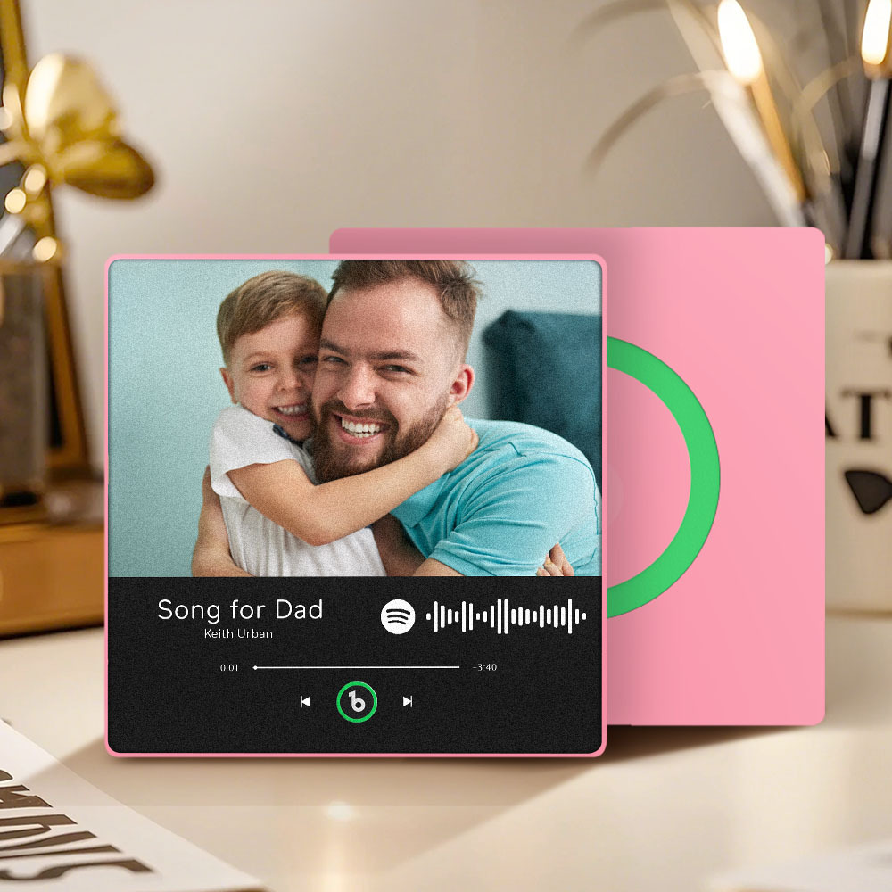 Personalised Music Fridge Magnet That Plays Gifts for Dad Multiple Colors - Fridgebeatsau