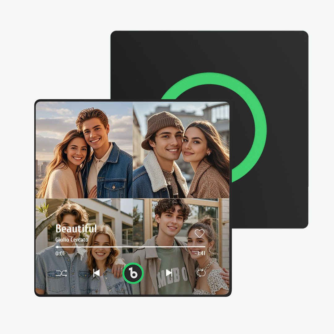 Custom Music Fridge Magnet with Colorful Frame Personalized Album Fridge Magnet That Can Be Played Song Birthday Gifts