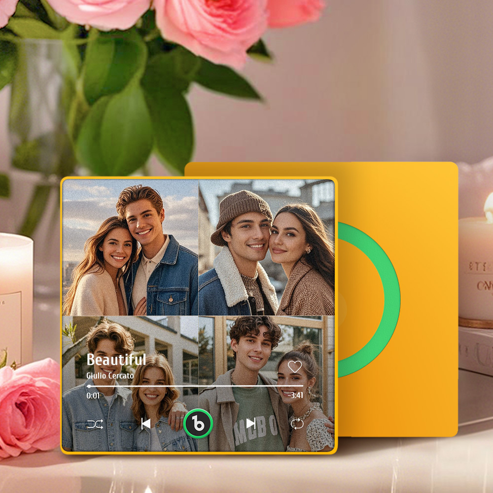 Custom Music & Photo Fridge Magnet FridgeBeats Pro Supports Bluetooth Connectivity