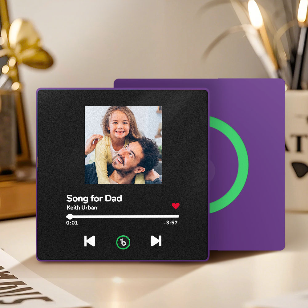 Custom Music & Photo Fridge Magnet Supports Bluetooth Connectivity Father's Day Gifts with Photo - Fridgebeatsau