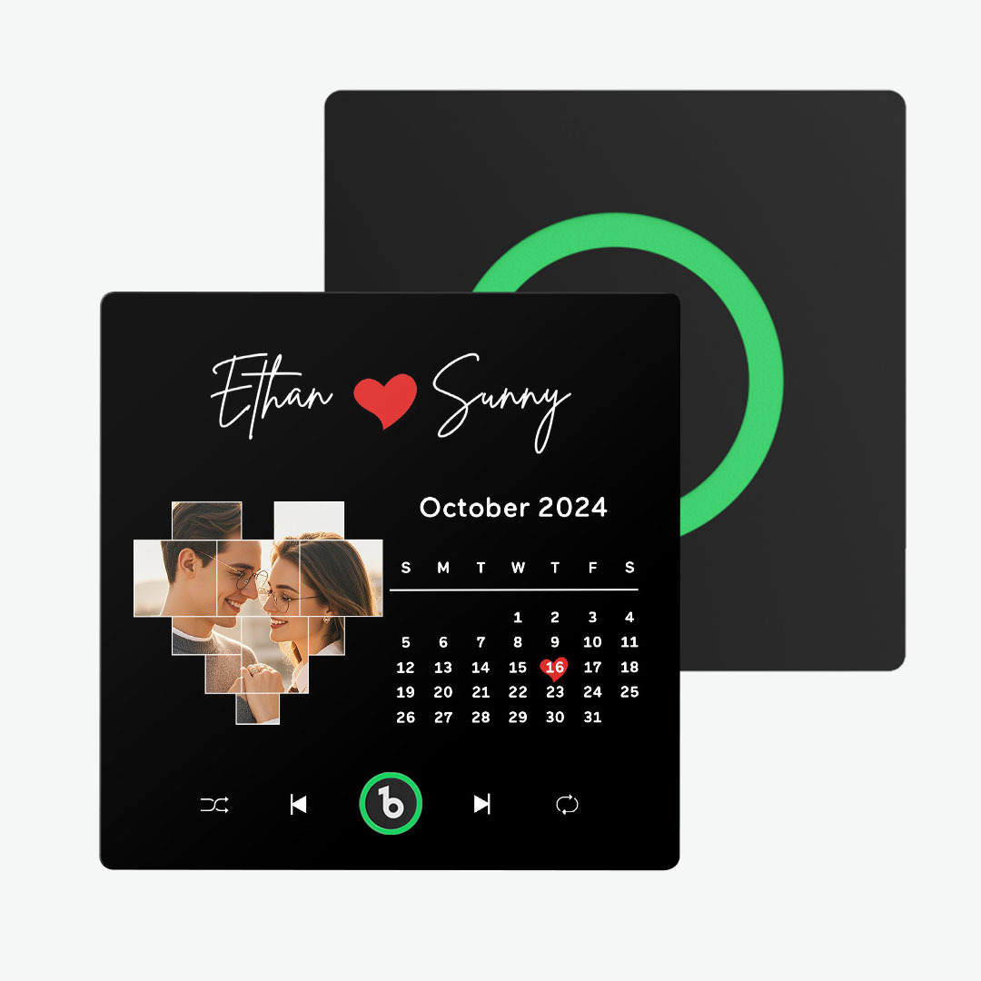 Custom Music, Photo & Calendar Fridge Magnet FridgeBeats Pro Supports Bluetooth Connectivity