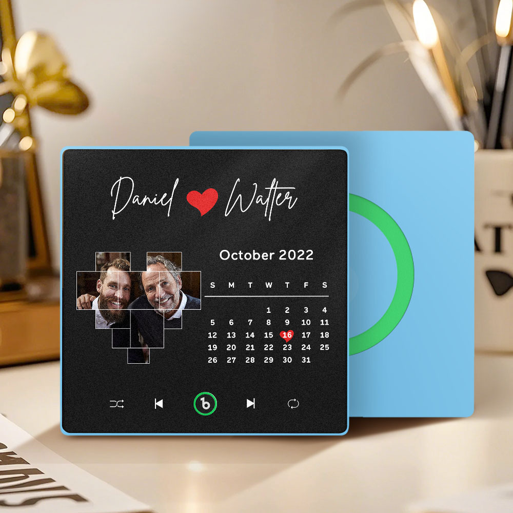 Custom Musical Fridge Magnets with Date Father's Day Gifts Anniversary Gifts for Dad - Fridgebeatsau