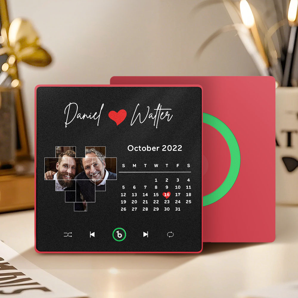 Custom Musical Fridge Magnets with Date Father's Day Gifts Anniversary Gifts for Dad - Fridgebeatsau