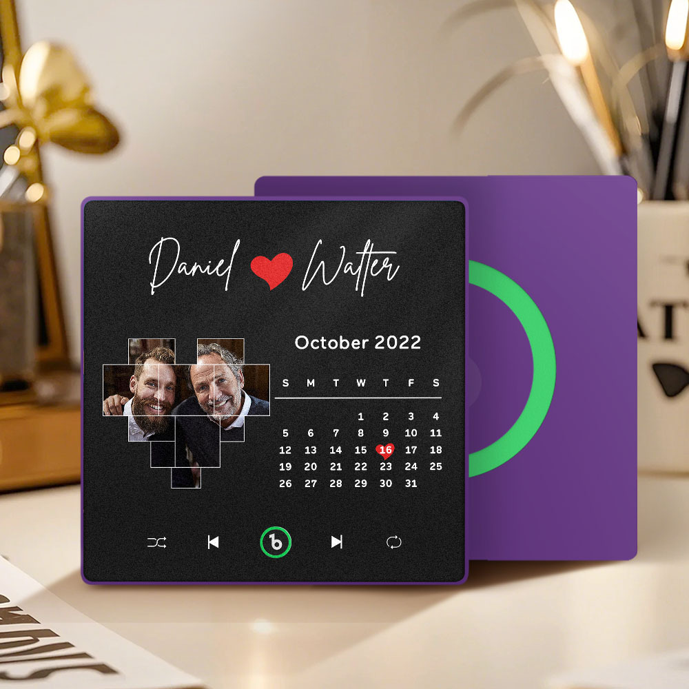 Custom Musical Fridge Magnets with Date Father's Day Gifts Anniversary Gifts for Dad - Fridgebeatsau