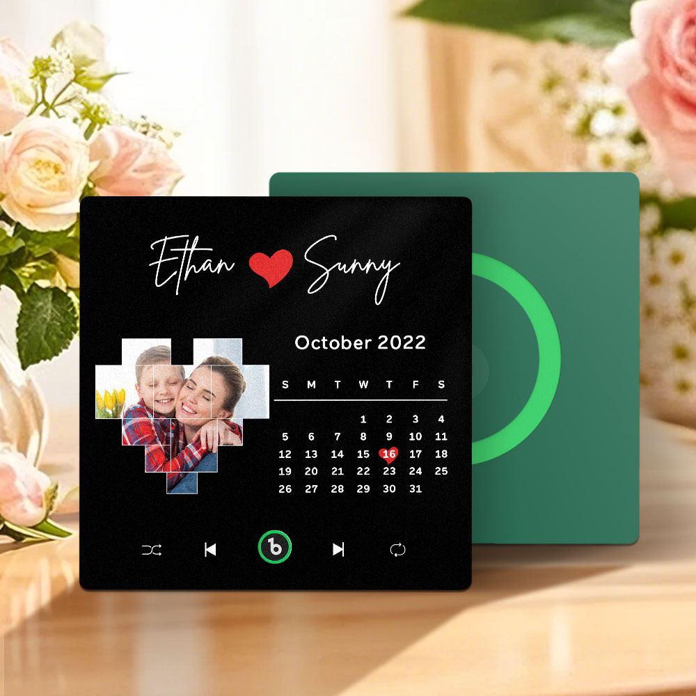Custom Musical Fridge Magnets with Date Mother's Day Gifts Anniversary Gifts for Mum - Fridgebeatsau