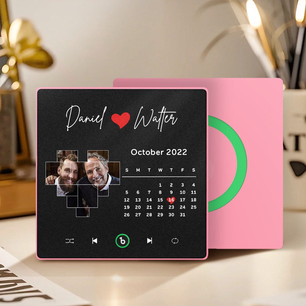 Custom Musical Fridge Magnets with Date Father's Day Gifts Anniversary Gifts for Dad - Fridgebeatsau