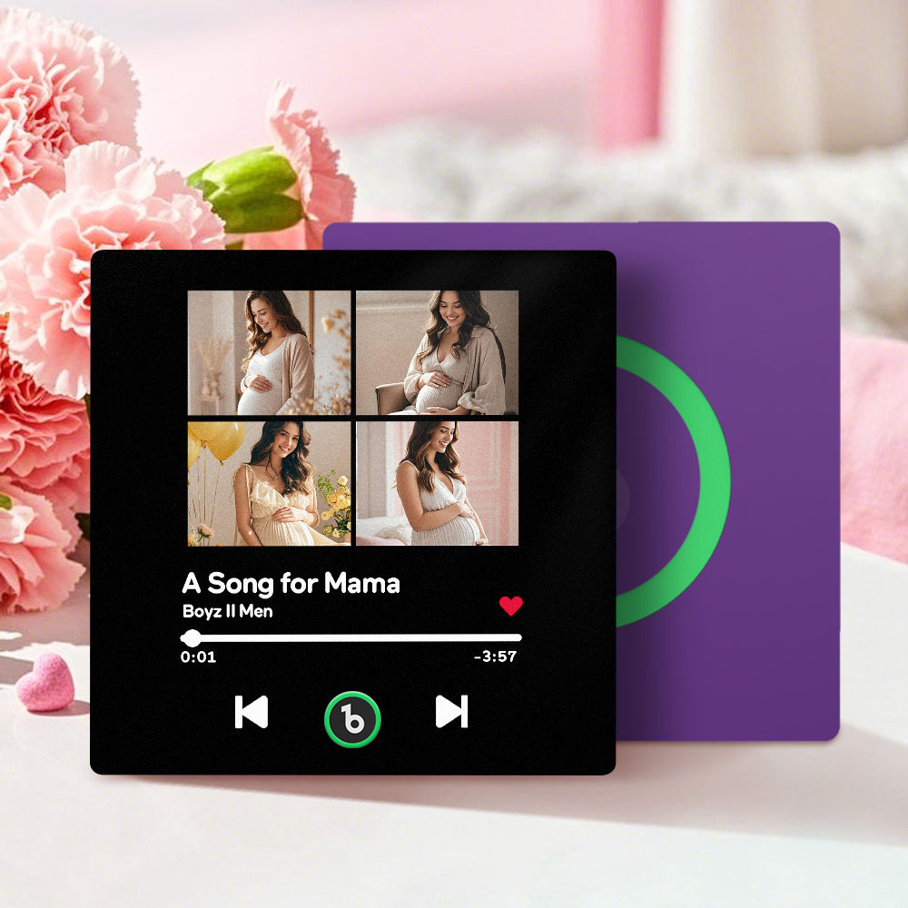 Personalised Music Fridge Magnet with 4 Photos FridgeBeats Mother's Day Gifts for Mum - Fridgebeatsau