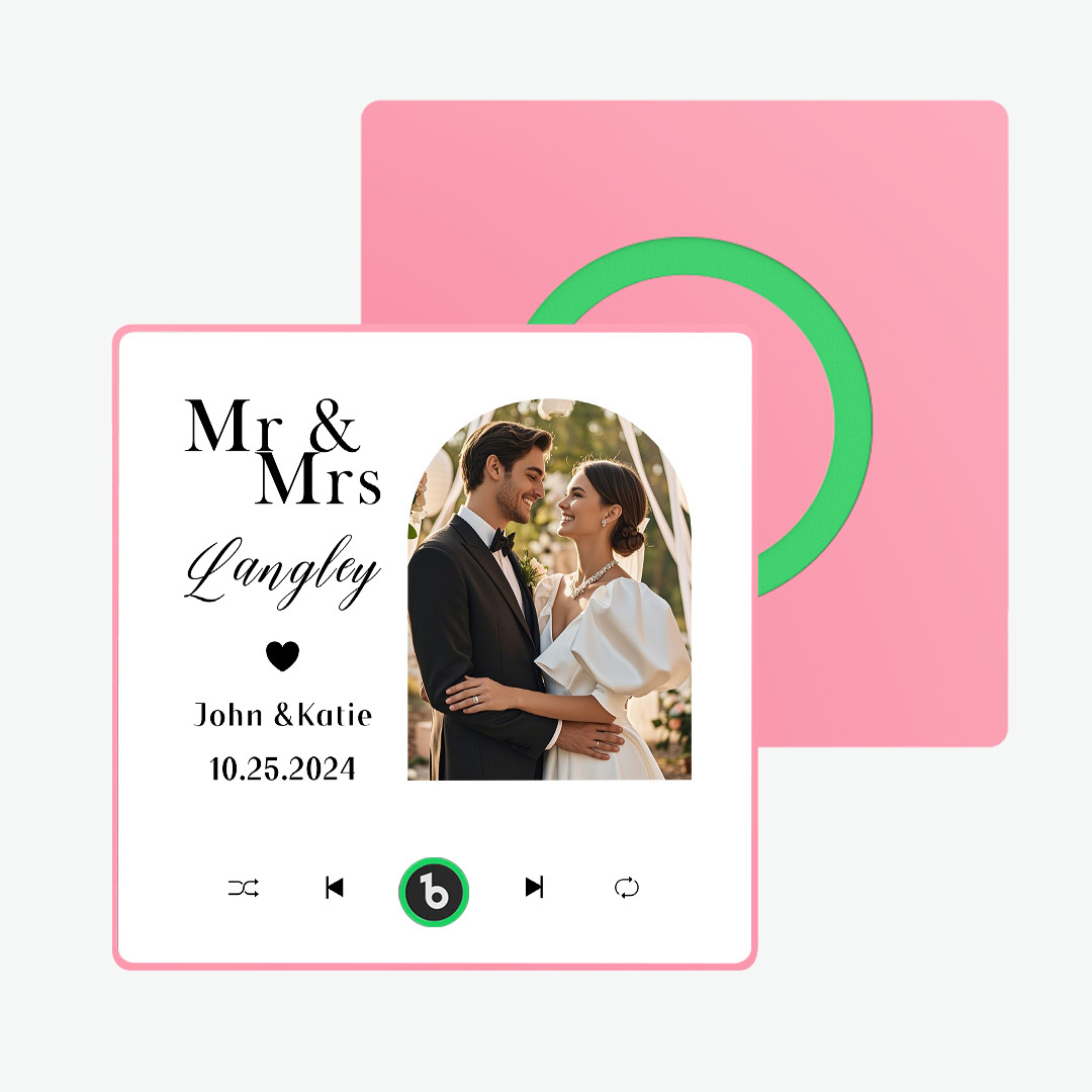 Custom Music And Photo Fridge Magnet Music Fridge Magnet for Wedding Gifts - Fridgebeatsau