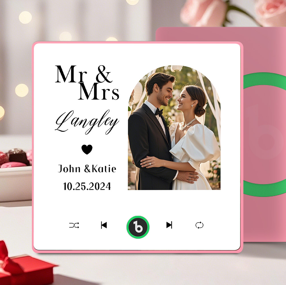 Custom Music And Photo Fridge Magnet Music Fridge Magnet for Wedding Gifts - Fridgebeatsau