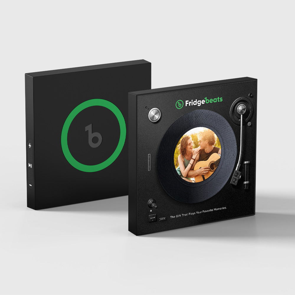 Custom Music And Photo Fridge Magnet Personalized Record Fridge Magnet Valentine's Gift for Couple