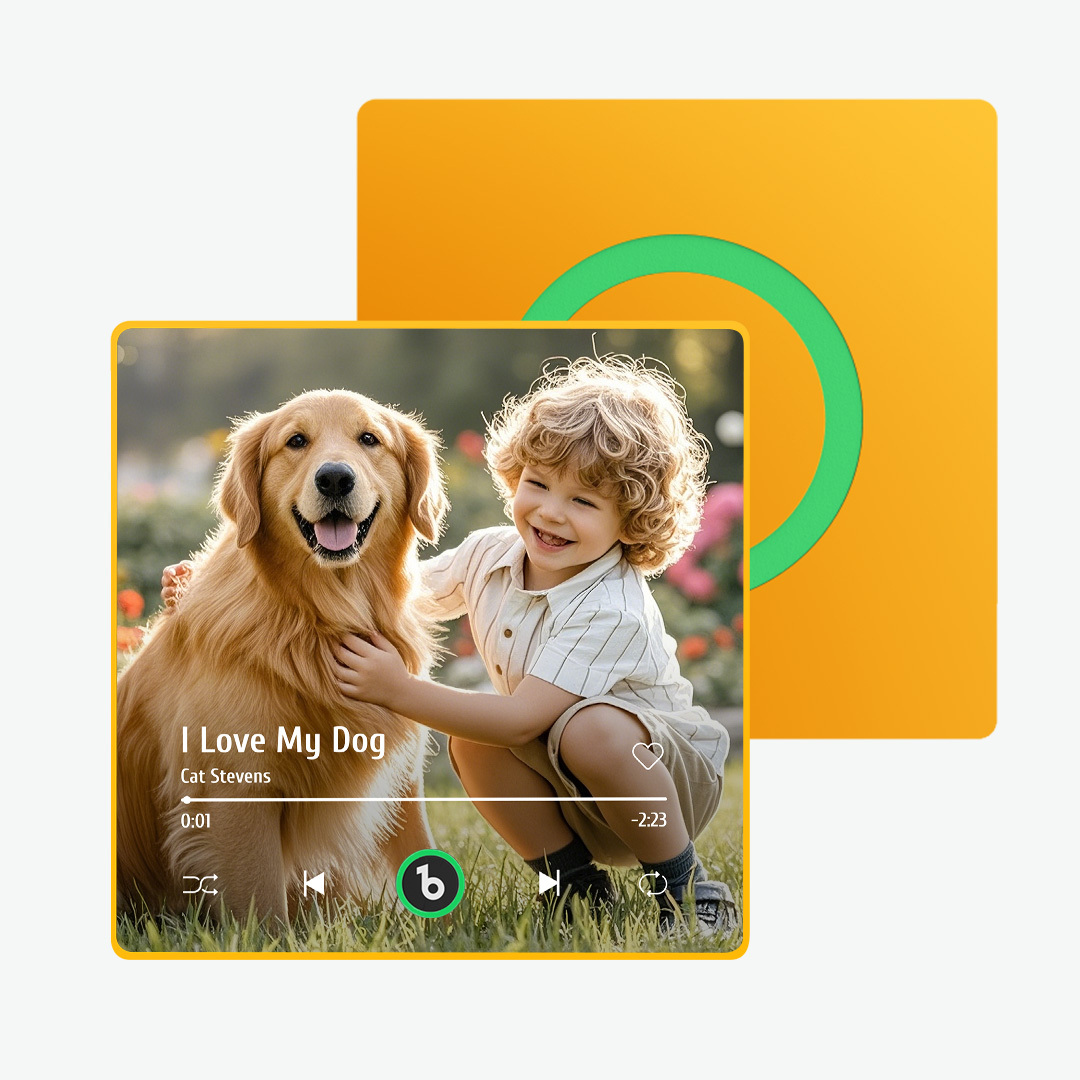 Custom Music And Photo Fridge Magnet FridgeBeats Pro Supports Bluetooth Connectivity - Fridgebeatsau