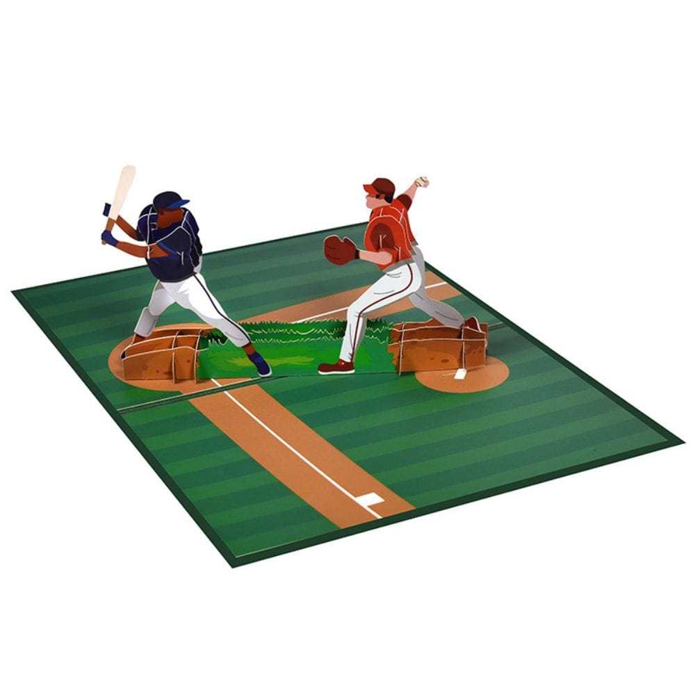 Father's Day 3D Pop Up Card Baseball Game Greeting Card - GiftLab