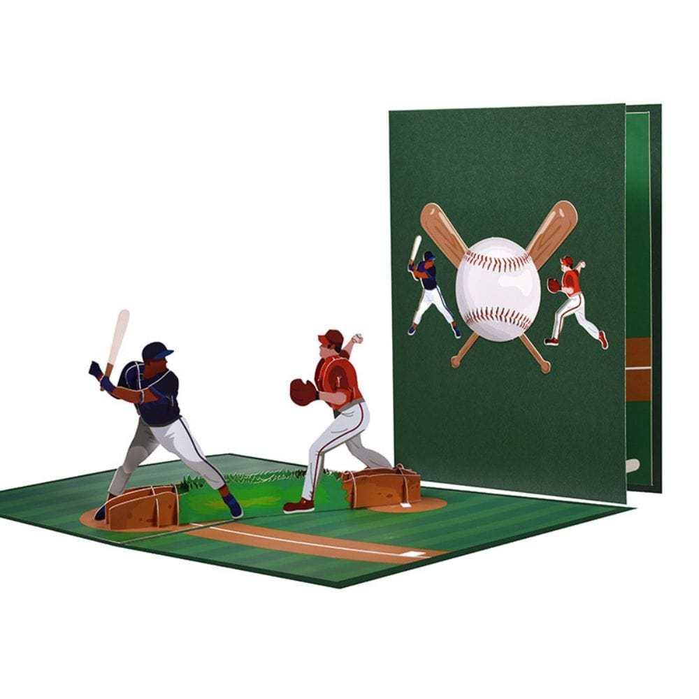 Father's Day 3D Pop Up Card Baseball Game Greeting Card - GiftLab