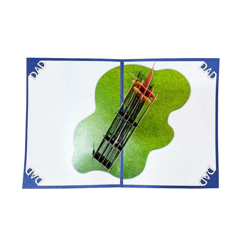 Father's Day Card 3D Pop Up Card Super Dad Greeting Card for Him - GiftLab