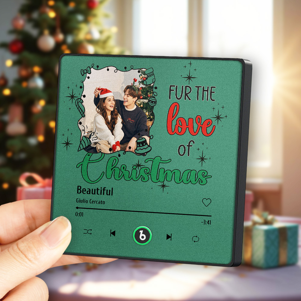 クリスマス用のカスタム音楽冷蔵庫マグネット カラフルなフレーム写真冷蔵庫マグネットギフト - Fridgebeatsjp