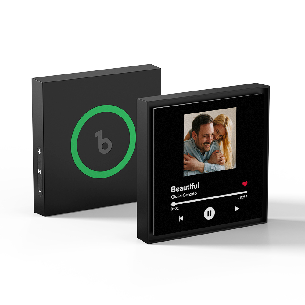 カスタム音楽冷蔵庫用マグネット 新しい 5.0 アップグレード 曲を再生し、音量を調整できます 1 ～ 6 曲をサポート 記念日ギフト