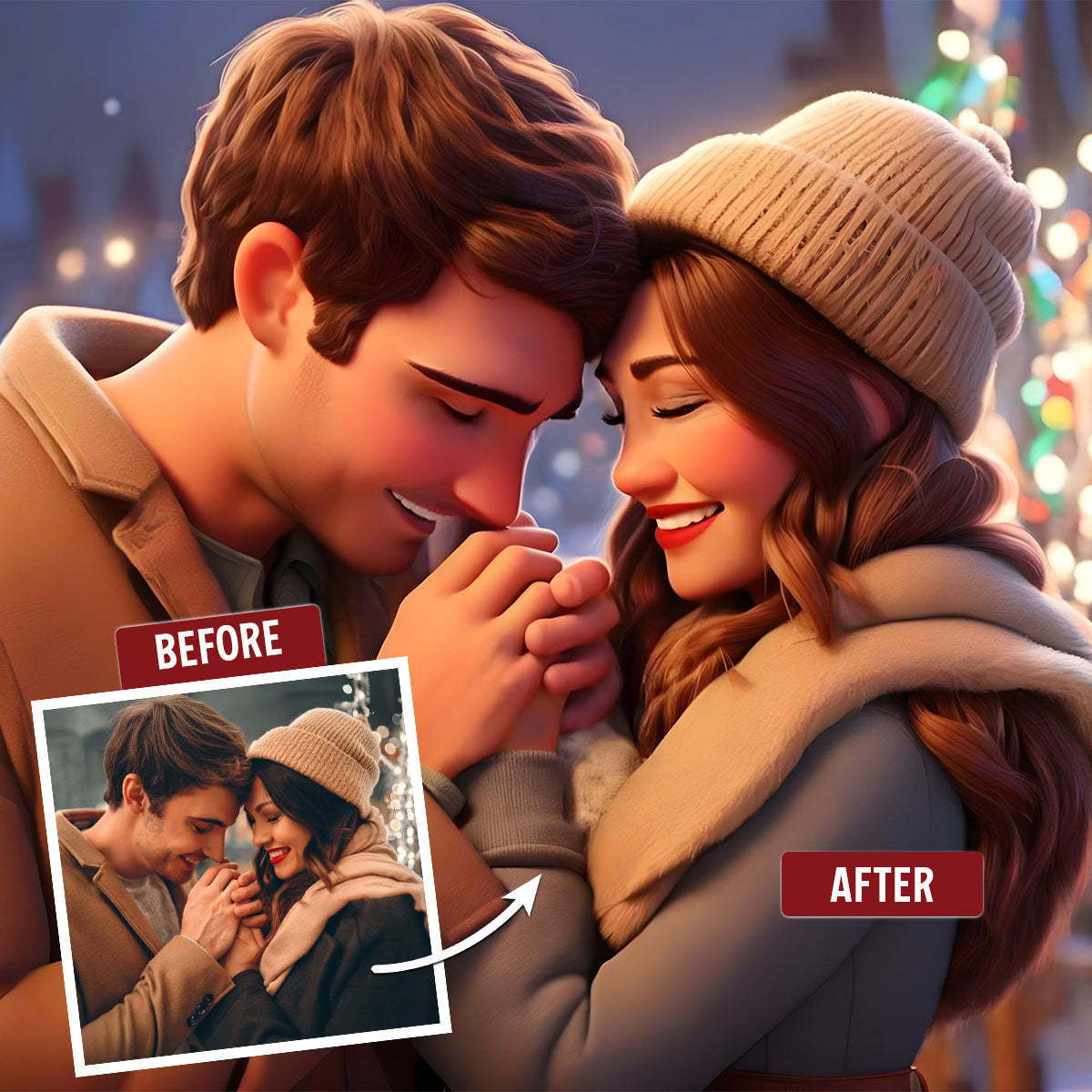 冷蔵庫用カスタムミュージックマグネット。パーソナライズされた写真入り漫画風ソング冷蔵庫マグネット。曲を再生可能。お母さんへのギフト。 - Fridgebeatsjp