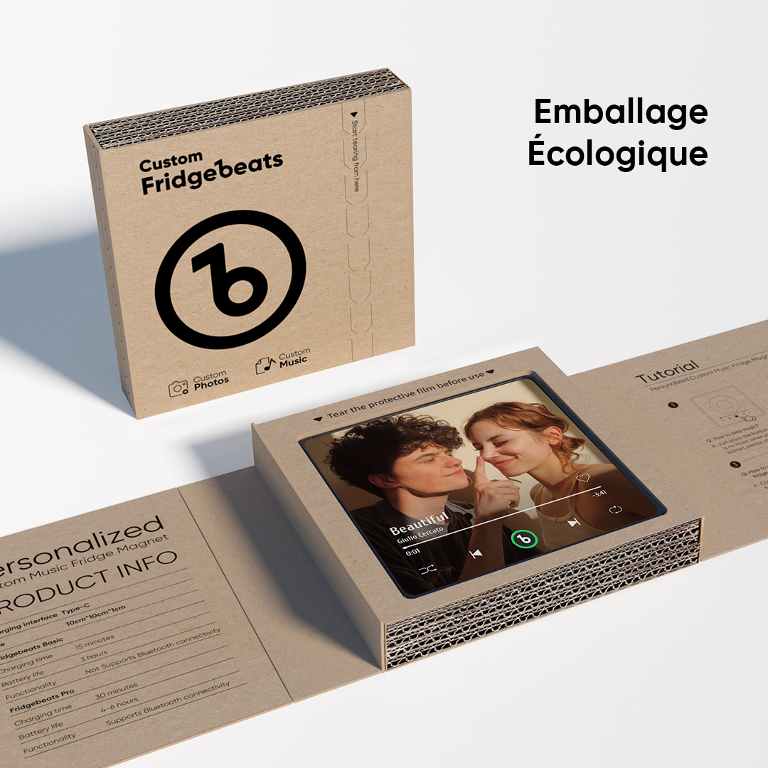 Aimant De Réfrigérateur Personnalisé Musique, Photos Et Calendrier Fridgebeats Pro Prend En Charge La Connectivité Bluetooth