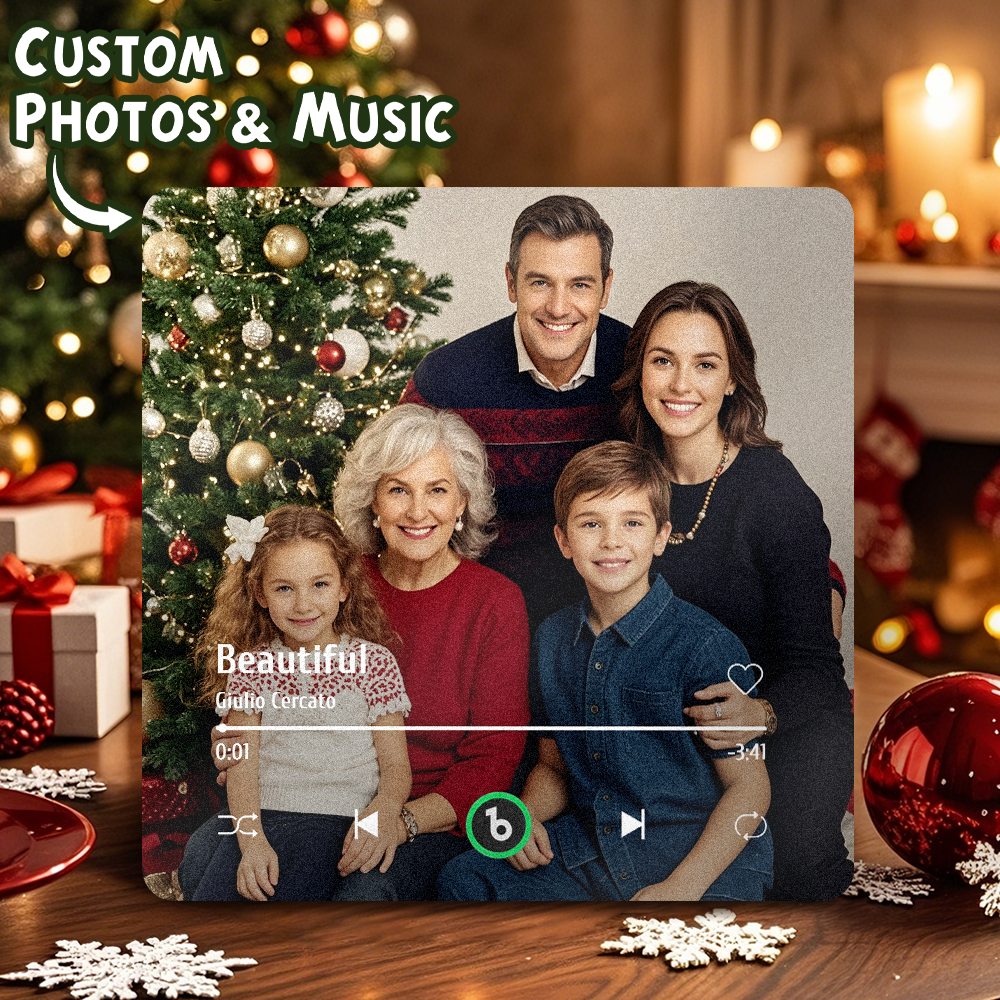 Aimant De Réfrigérateur Personnalisé Avec Musique Et Photo Fridgebeats Pro Prend En Charge La Connectivité Bluetooth - Fridgebeatsfr