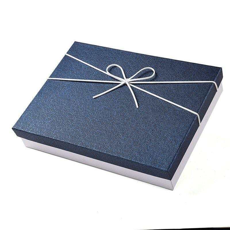 Coffret Cadeau Bleu 22,86 Cm X 15 Cm (9*5,9 Pouces) - Fridgebeatsfr