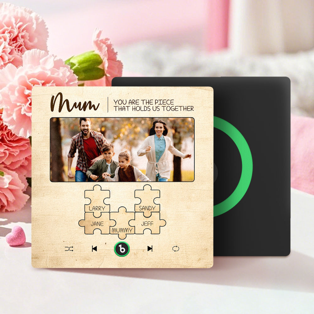 Aimants De Réfrigérateur Personnalisés Avec Chansons Qui Jouent De La Musique Avec Des Noms Cadeaux De Fête Des Mères Pour Maman - Fridgebeatsfr