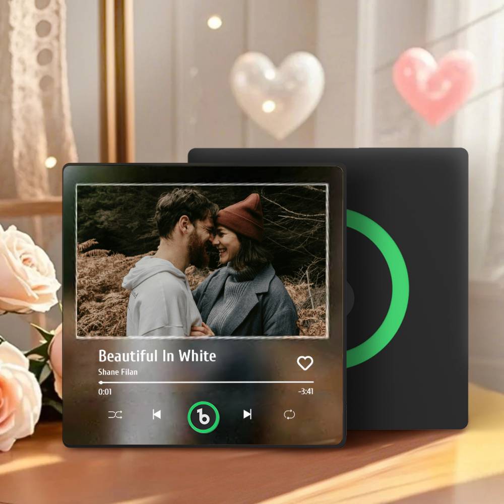 Aimant De Réfrigérateur Musical Personnalisé Aimant De Chanson Personnalisé Cadeau De Noël Pour Lui - Fridgebeatsfr