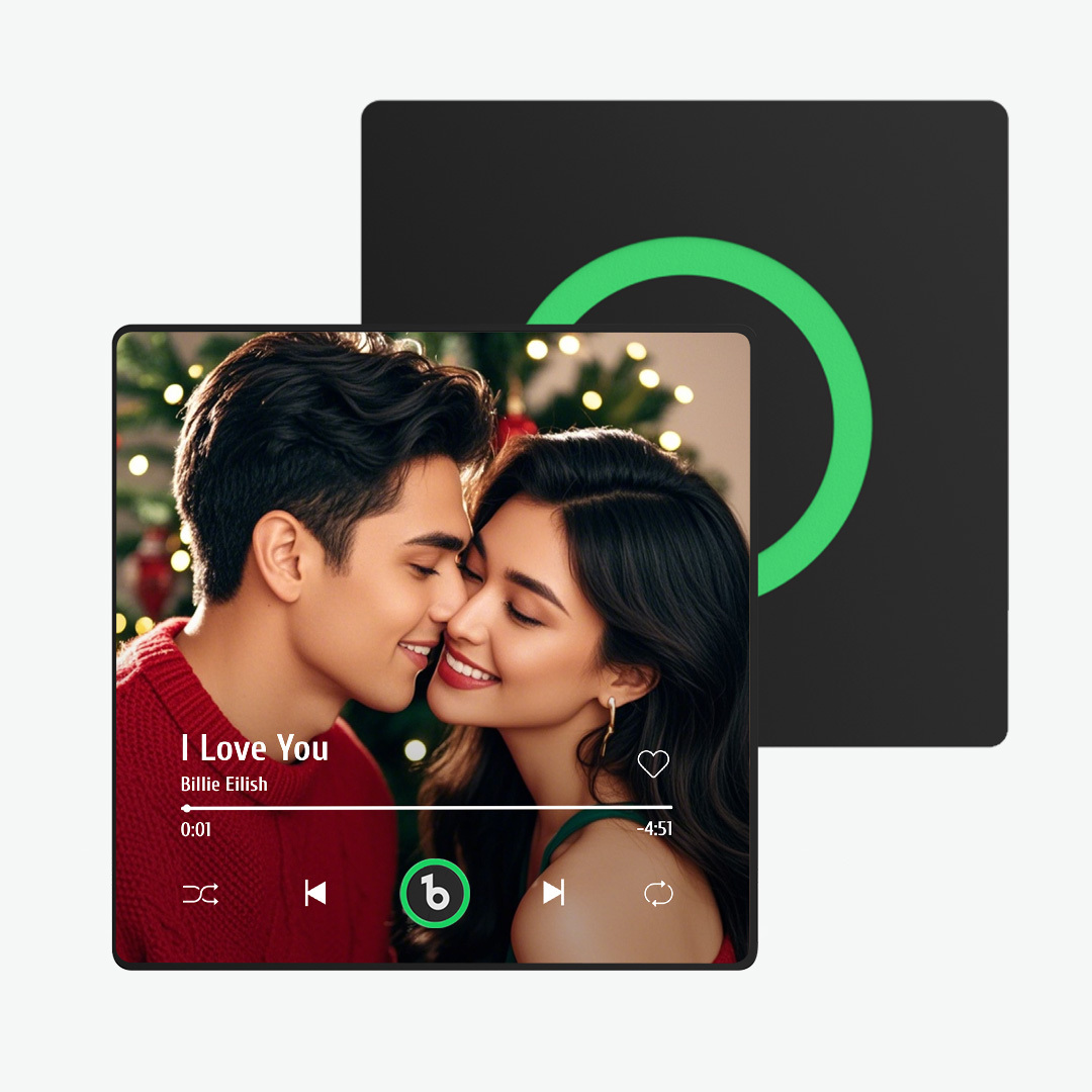 Aimant De Réfrigérateur Personnalisé Avec Musique Et Photo Fridgebeats Pro Prend En Charge La Connectivité Bluetooth - Fridgebeatsfr