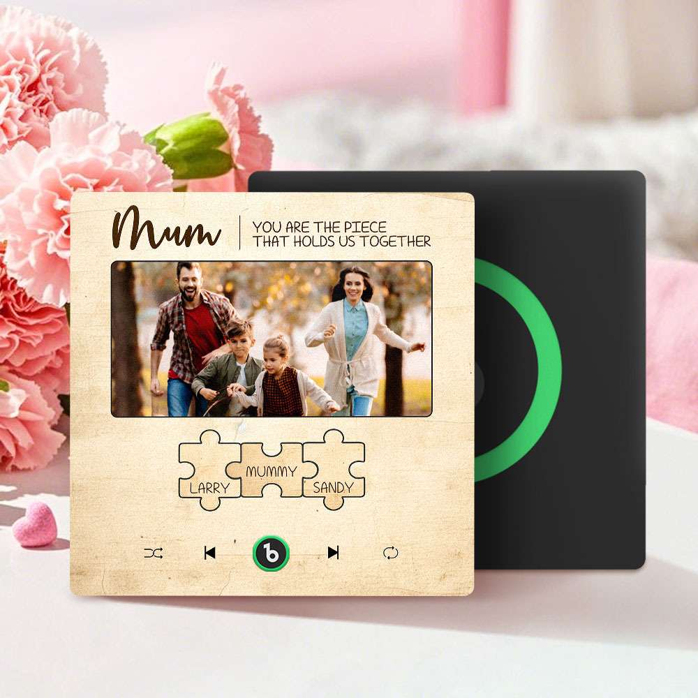 Aimants De Réfrigérateur Personnalisés Avec Chansons Qui Jouent De La Musique Avec Des Noms Cadeaux De Fête Des Mères Pour Maman - Fridgebeatsfr