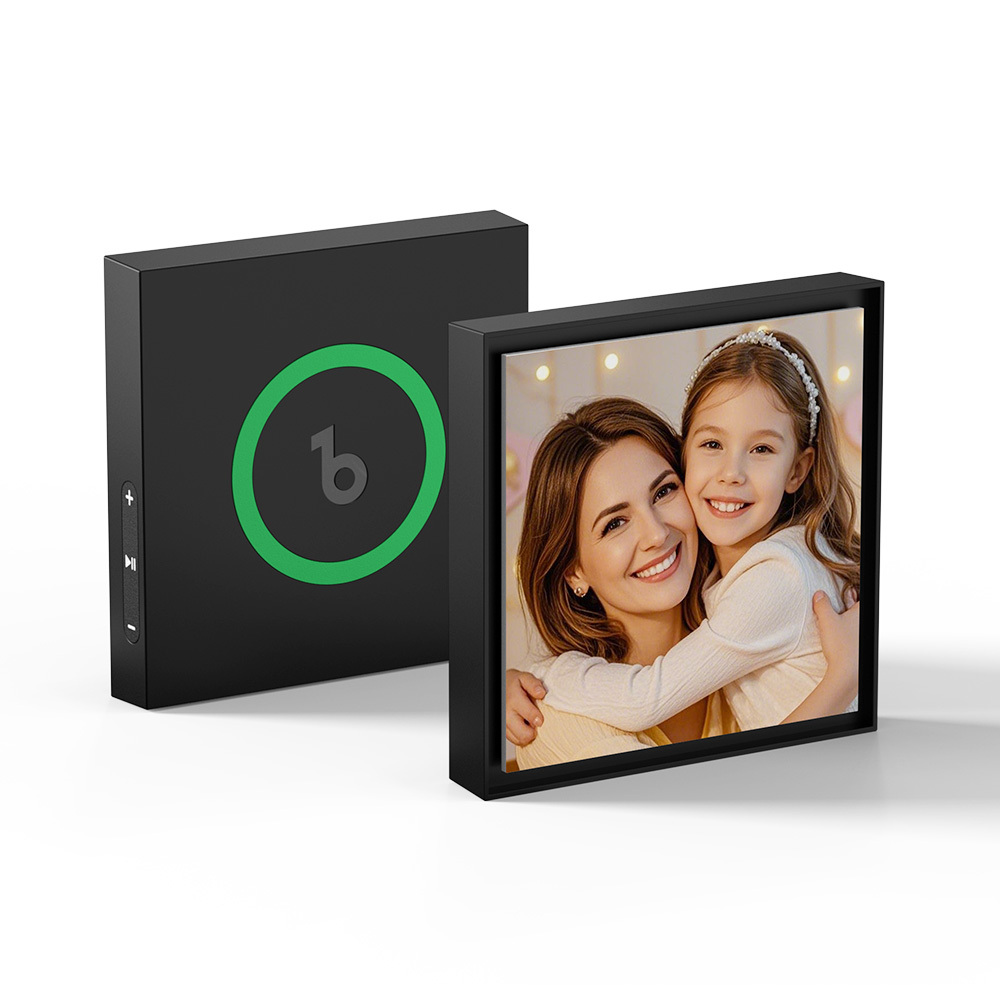 Nouvel Aimant Photo Personnalisé Pour Réfrigérateur (version 5.0) Avec Jusqu'à 6 Chansons. Cadeau De Fête Des Mères Pour Maman. - Fridgebeatsfr