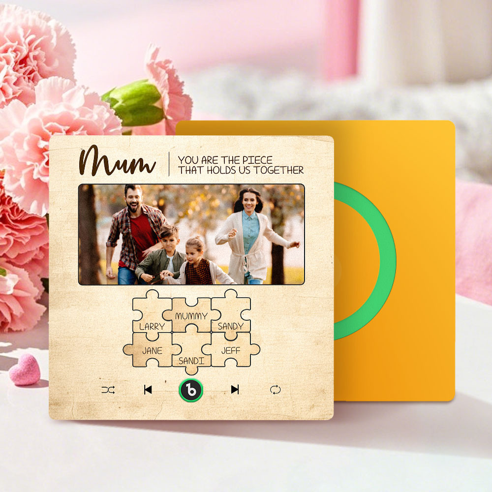 Aimants De Réfrigérateur Personnalisés Avec Chansons Qui Jouent De La Musique Avec Des Noms Cadeaux De Fête Des Mères Pour Maman - Fridgebeatsfr