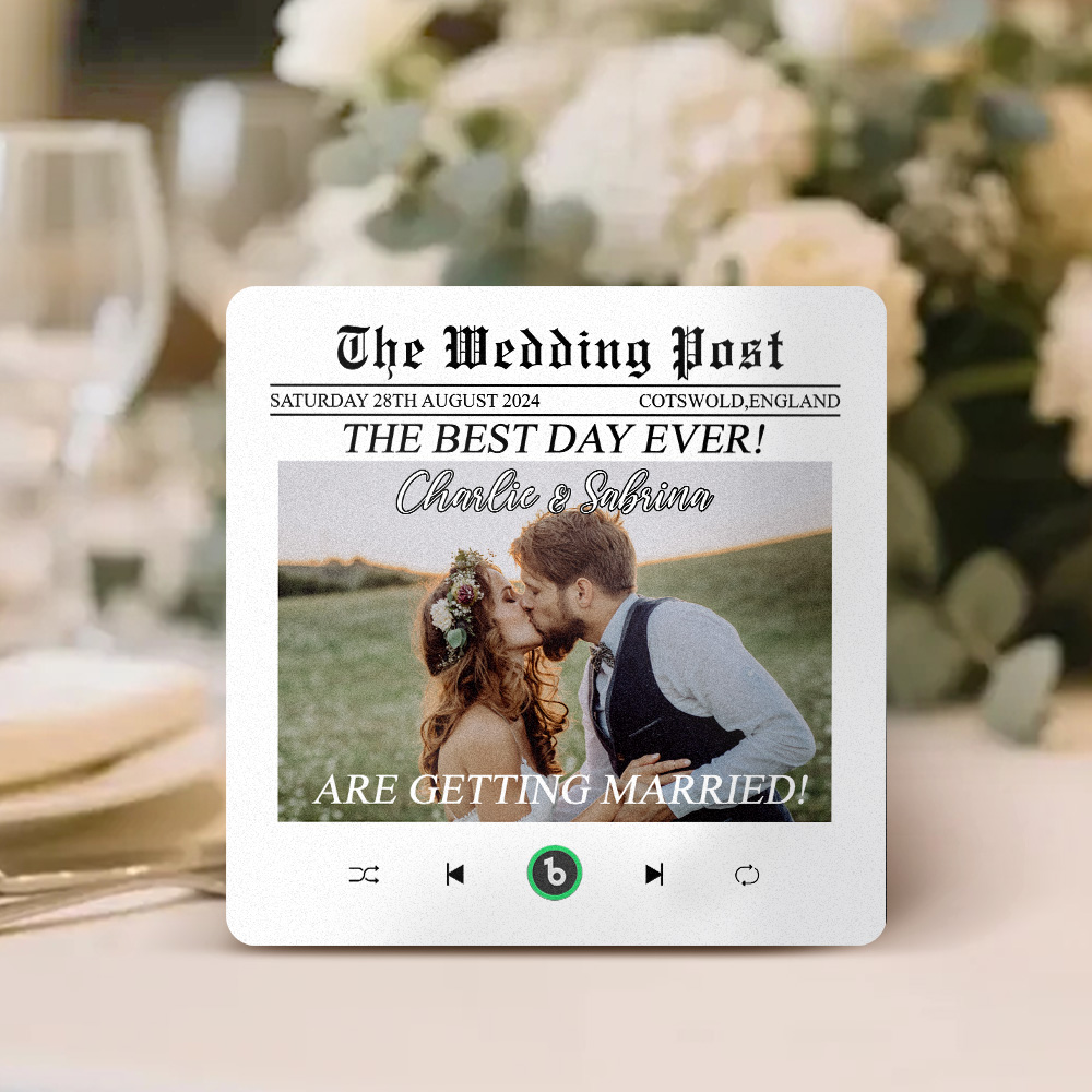 Aimants De Réfrigérateur Personnalisés Pour Musique, Cadre Coloré Pour Mariage, Album, Aimant Pour Réfrigérateur, Peut Jouer Des Chansons, Cadeaux De Mariage, Cadeaux D'anniversaire