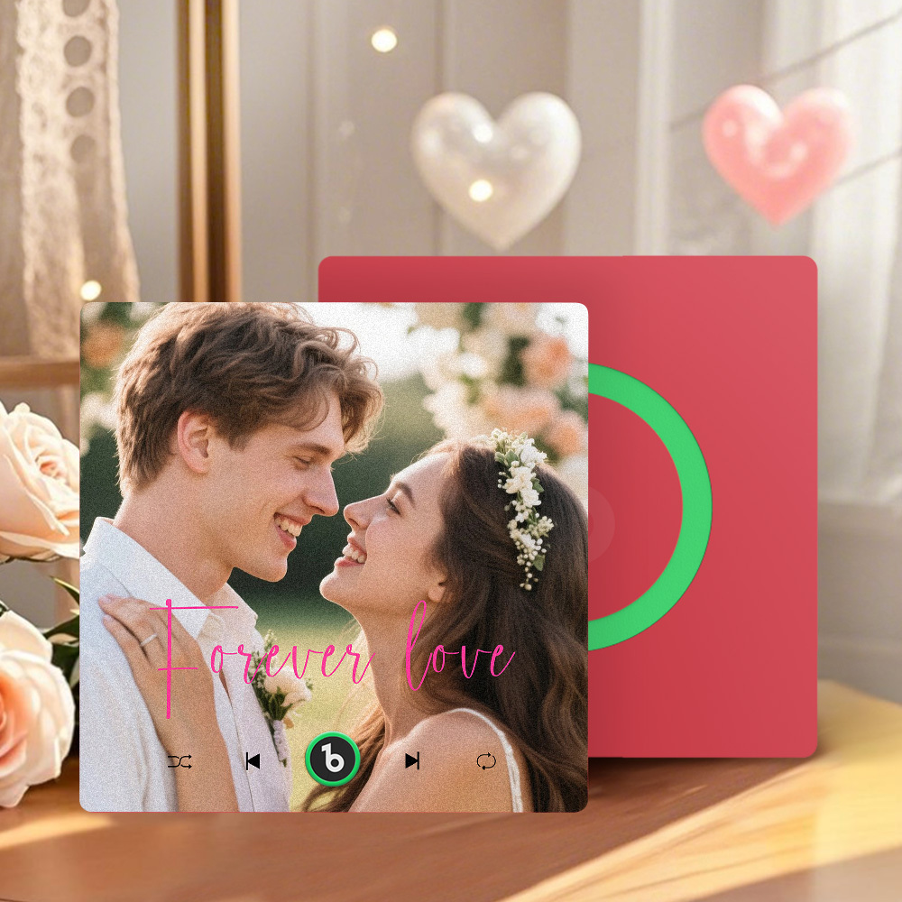 Aimant De Réfrigérateur Musical Personnalisé, Cadeaux Pour Elle, Cadeaux Photo Personnalisés Pour Couple, Cadeau Unique Pour Cadeau D'anniversaire - Fridgebeatsfr