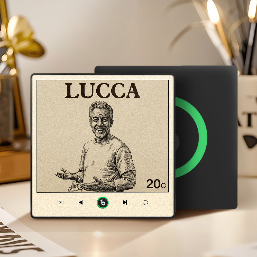 Aimant De Réfrigérateur Personnalisé Avec Timbre Vintage Et Musique, Photo Personnalisée, Nom, Timbre-poste, Musique, Aimant De Réfrigérateur Qui Peut Jouer Une Chanson, Cadeaux Pour Lui