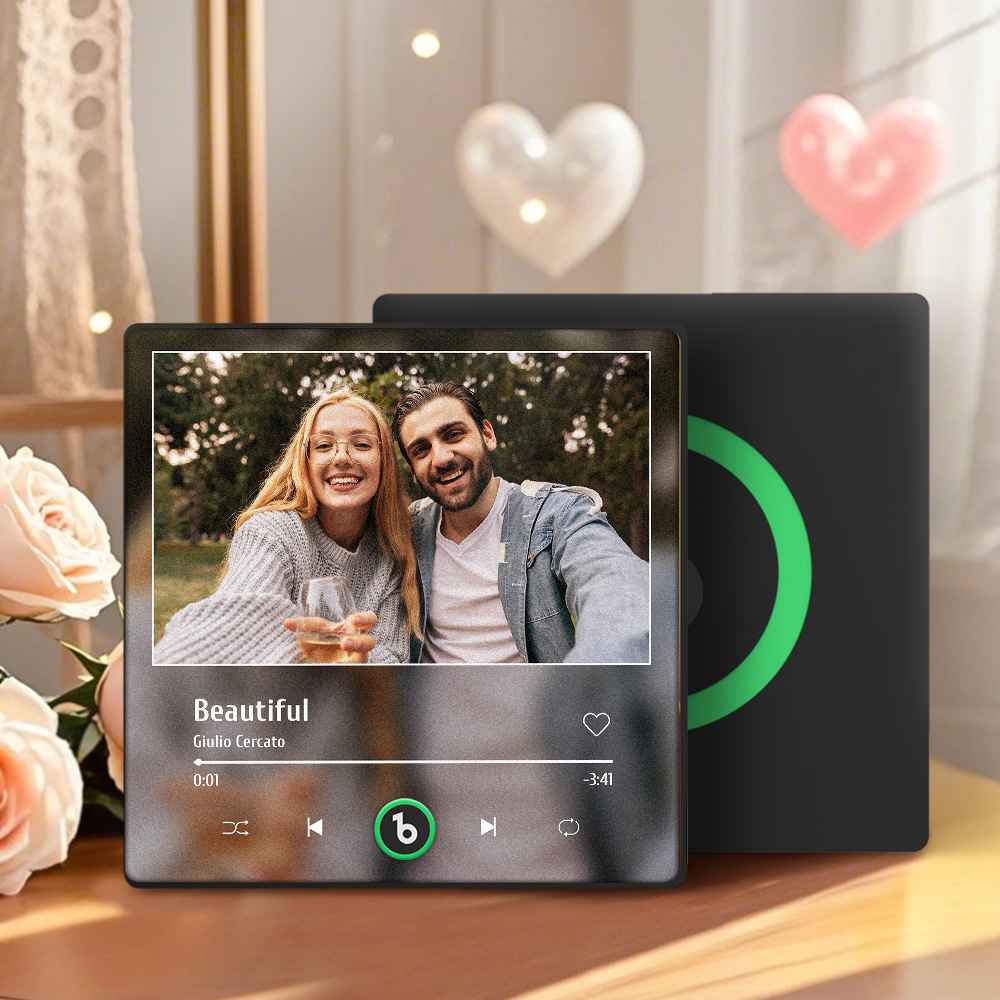 Aimant De Réfrigérateur Musical Personnalisé, Aimant De Chanson Personnalisé, Cadeau D'anniversaire Pour Lui